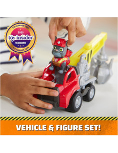 Camión de Juguete Grúa Charger - Rubble & Crew - 19x9x15 cm 2