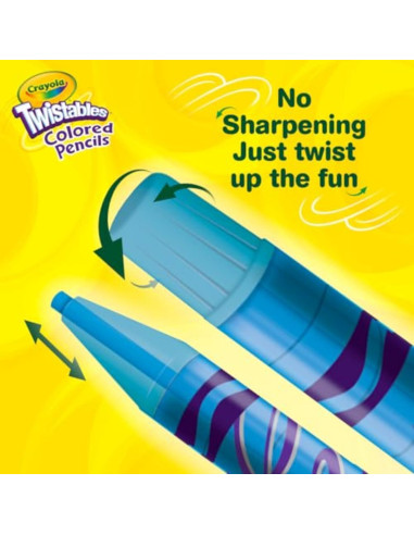Juego de Lápices de Colores Crayola Twistables 50 unidades