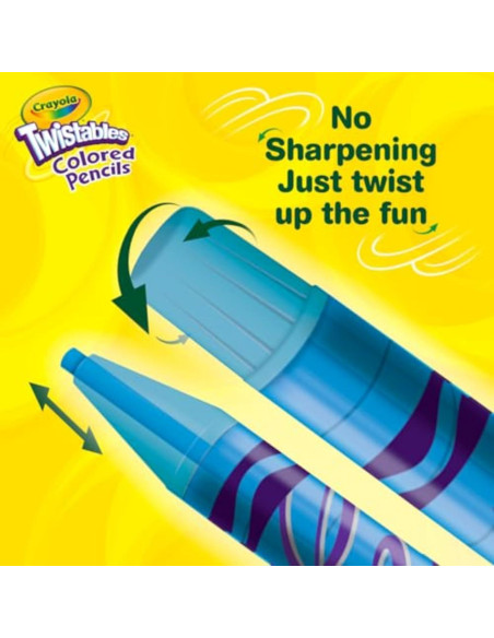 Juego de Lápices de Colores Crayola Twistables 50 unidades