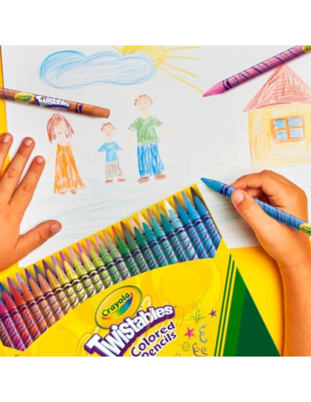 Juego de Lápices de Colores Crayola Twistables 50 unidades