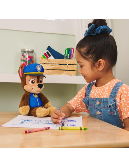 GUND Peluche PAW Patrol Chase 33 cm Suave y Lavable