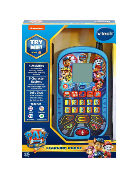 Teléfono de Aprendizaje VTech PAW Patrol - Azul 2-5 años