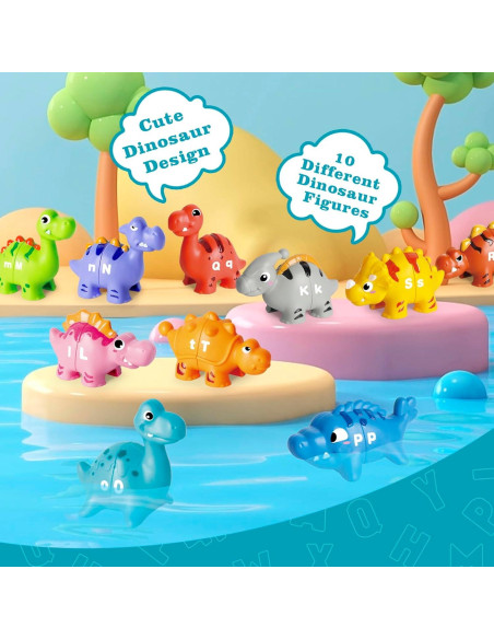 Juguete Educativo Dinosaurios 52 PCS ABC para Niños