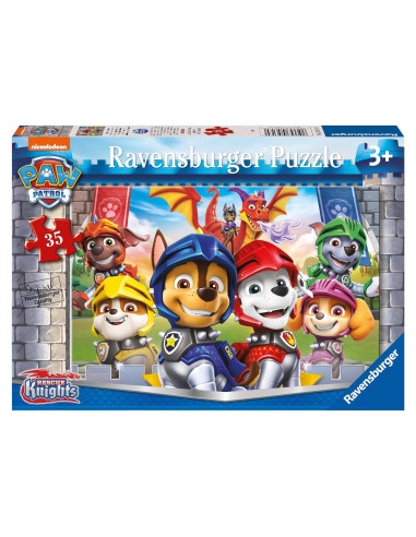 Rompecabezas Patrulla Canina 35 Piezas Ravensburger 26x18 cm