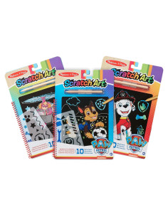Melissa & Doug PAW Patrol Scratch Art 3-Pack Actividades