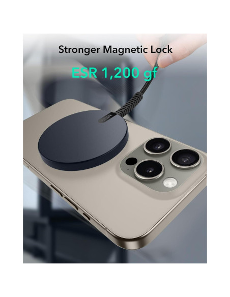 Cargador Inalámbrico ESR MagSafe 15W para iPhone y AirPods