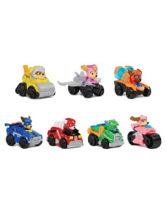 Paw Patrol Set 7 Vehículos de Carrera Juguete para Niños