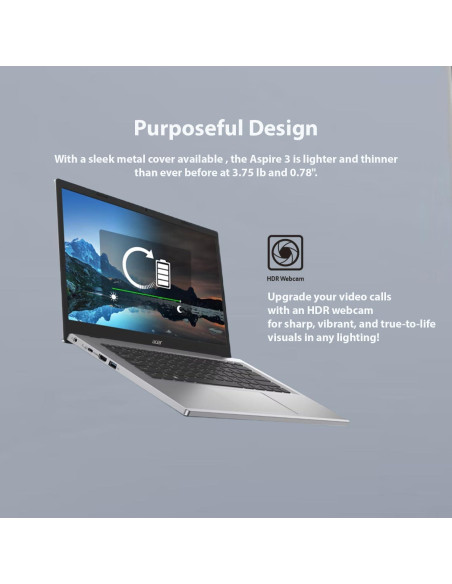Laptop Acer Aspire 3 | 15.6" FHD | Intel i7 | 20GB RAM | 512GB SSD