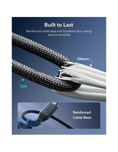 Cargador Inalámbrico ESR MagSafe 15W para iPhone y AirPods