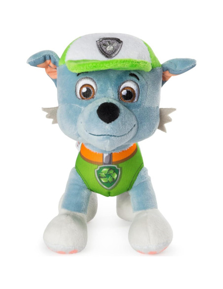 Peluche Rocky PAW Patrol 20 cm con detalles bordados Peluche Rocky PAW Patrol 20 cm con detalles bordados