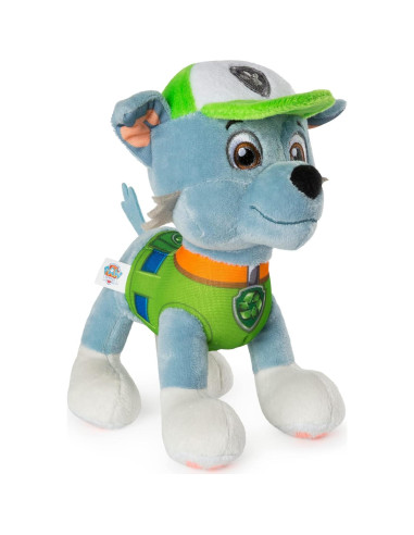 Peluche Rocky PAW Patrol 20 cm con detalles bordados