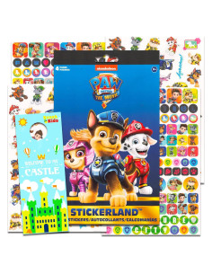 Calcomanías de Recompensa Paw Patrol - 295 Piezas + Colgador
