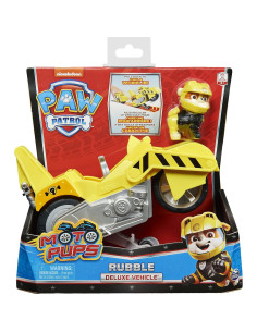 Vehículo Deluxe de Motocicleta Rubble PAW Patrol con Figura 2
