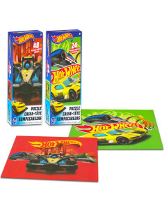 Conjunto de rompecabezas Spiderman, Hot Wheels y Paw Patrol 2