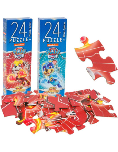 Conjunto de rompecabezas Spiderman, Hot Wheels y Paw Patrol