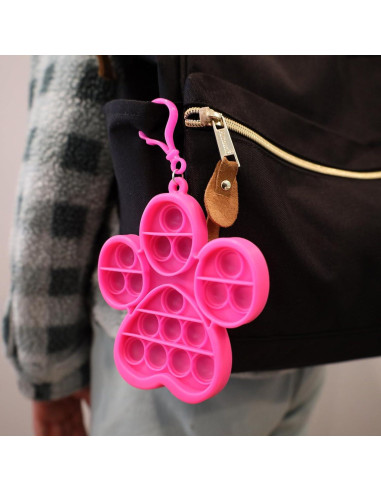 Juguete Sensorial Paw Patrol Pop It con Llavero - Rosa