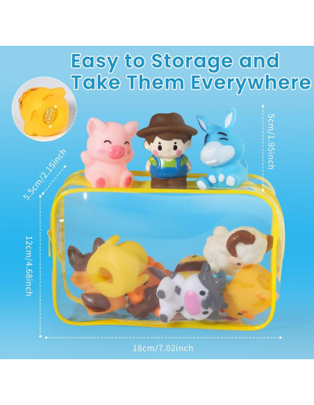 Títeres de Dedo de Granja Oriate 10 Pcs Juguetes para Bebés