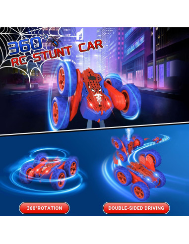 Coche RC Acrobático Ancitoy 360 Doble Lado para Niños