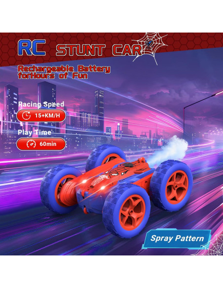 Coche RC Acrobático Ancitoy 360 Doble Lado para Niños