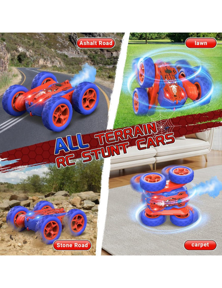 Coche RC Acrobático Ancitoy 360 Doble Lado para Niños