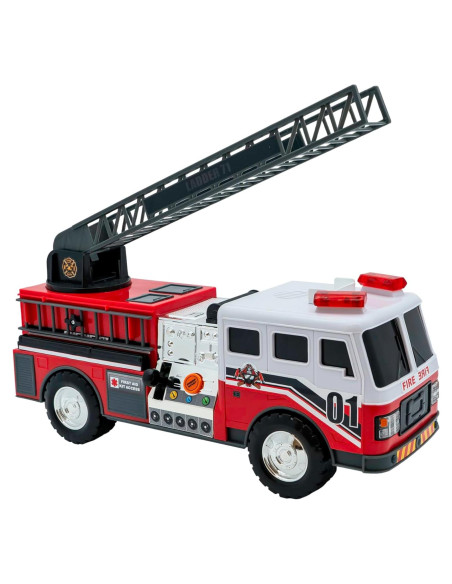 Camión de Bomberos Action Drive Mighty Fleet 40,64 cm