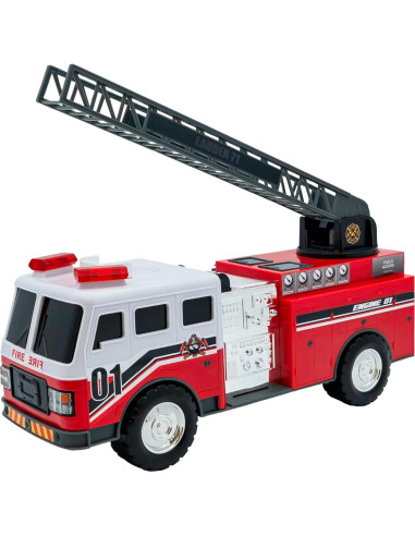 Camión de Bomberos Action Drive Mighty Fleet 40,64 cm