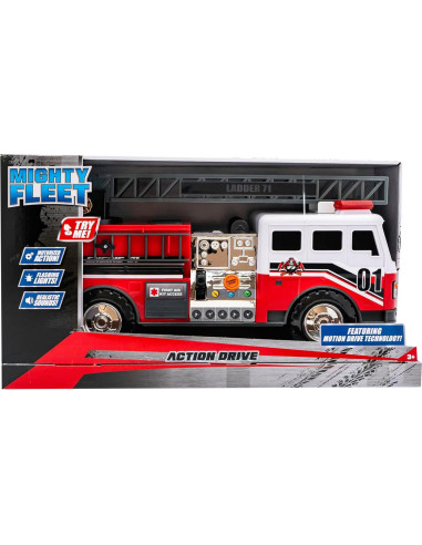 Camión de Bomberos Action Drive Mighty Fleet 40,64 cm