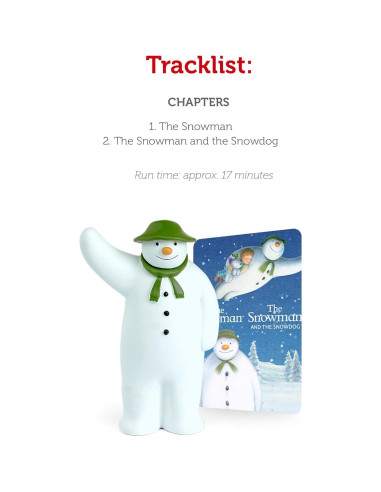 Tonies Muñeco de Nieve y Perro de Nieve con 2 Cuentos