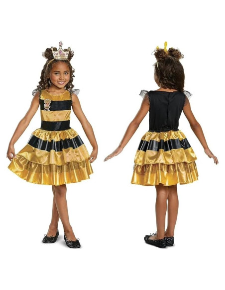 Disfraz Reina Abeja L.O.L. Niña 3-6 años con Tocado
