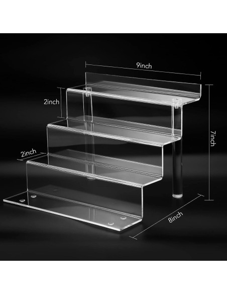 Estante Acrílico Bigantss 4 Niveles para Perfumes 2 Pcs