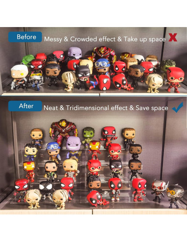 Estante Acrílico Bigantss 4 Niveles para Perfumes 2 Pcs