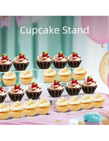 Estante Acrílico Bigantss 4 Niveles para Perfumes 2 Pcs