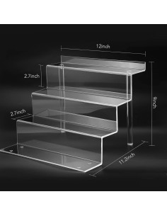 Estante Acrílico Bigantss 4 Niveles para Perfumes 3 Pcs 2