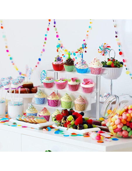 Estante Acrílico Bigantss 4 Niveles para Perfumes 3 Pcs