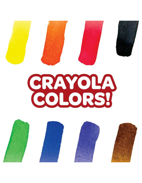 Conjunto de Pintura Acuarelable Crayola 12x8 Colores Lavable