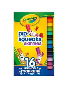 Marcadores Lavables Crayola Pip Squeaks 16 Colores para Niños