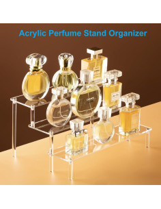 Soporte Acrílico Grande 3 Niveles para Perfume - HENABLE 2