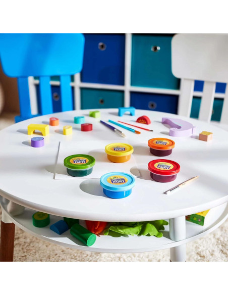 Juego de Pintura Lavable Crayola 5 Tarros 40 ml Niños 3+ Juego de Pintura Lavable Crayola 5 Tarros 40 ml Niños 3+