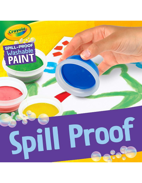 Juego de Pintura Lavable Crayola 5 Tarros 40 ml Niños 3+ Juego de Pintura Lavable Crayola 5 Tarros 40 ml Niños 3+