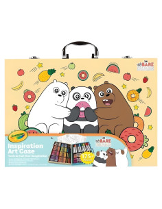 Kit de Arte Crayola We Bare Bears 128 Piezas para Niños