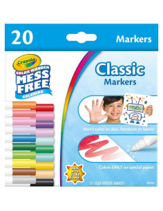 Conjunto de 20 Marcadores Crayola Color Wonder Sin Desorden 2