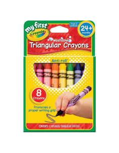 Crayones Triangulares Crayola 8 Piezas Lavables