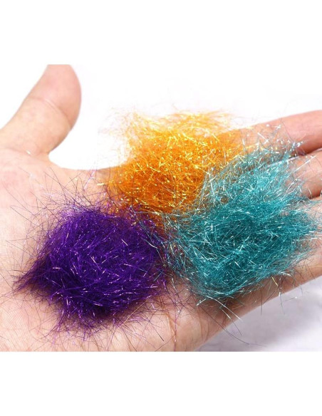 Dispensador de Dubbing Bolsek Lite Brite 10 Colores Mylar