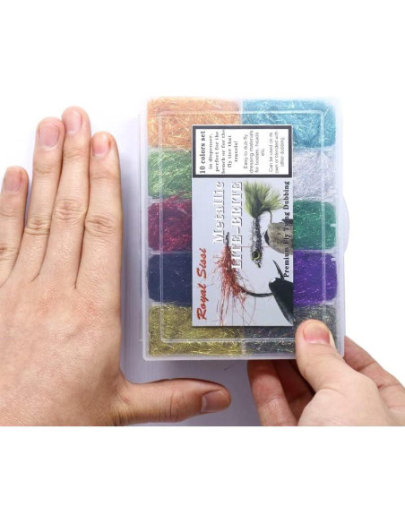 Dispensador de Dubbing Bolsek Lite Brite 10 Colores Mylar