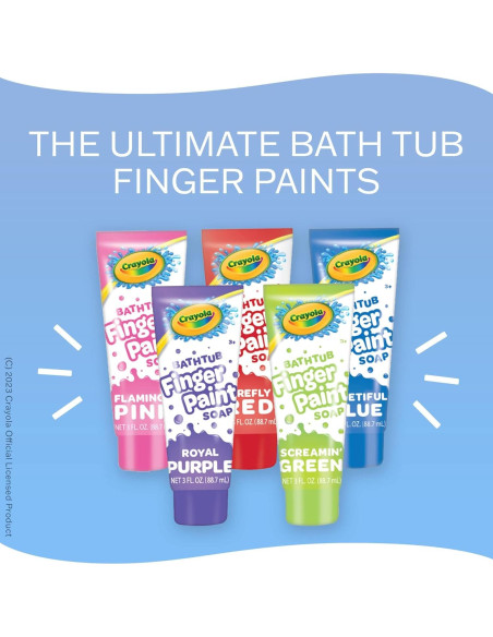 Pintura para Baño Crayola - 10 Botellas de 90 ml Pintura para Baño Crayola - 10 Botellas de 90 ml
