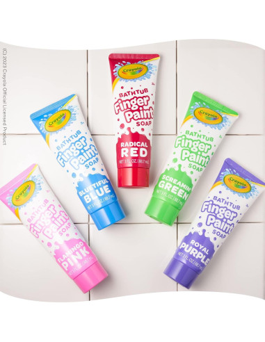 Pintura para Baño Crayola - 10 Botellas de 90 ml