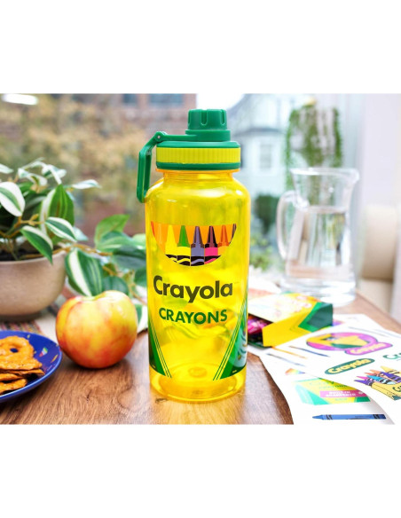 Botella de Agua Crayola 0.95L con Stickers Personalizables