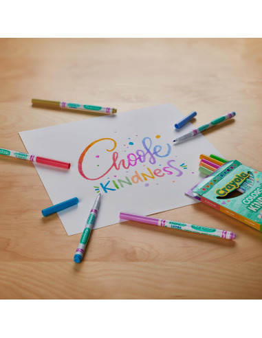Marcadores Finos Crayola Colores de Amabilidad - 10 Pzs