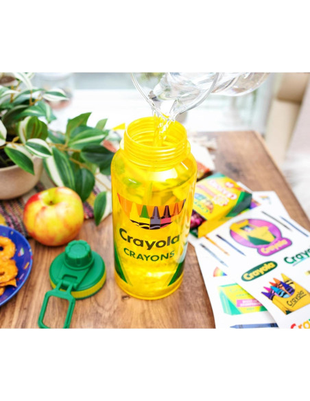 Botella de Agua Crayola 0.95L con Stickers Personalizables
