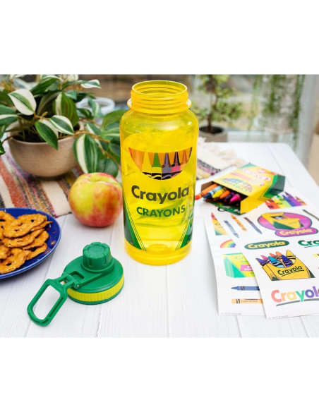 Botella de Agua Crayola 0.95L con Stickers Personalizables